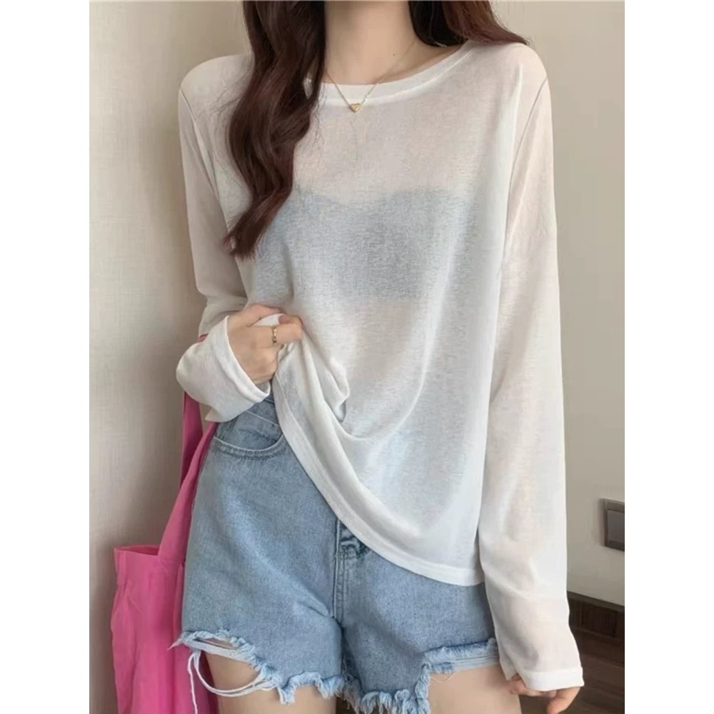 เสื้อแขนยาวผู้หญิงใส่ไปเที่ยวได้ใส่ถ่ายรูปสวยๆรุ่น714