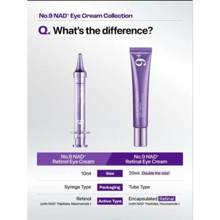 Numbuzin No.9 NAD+ Retinol Volumetox Eye Cream