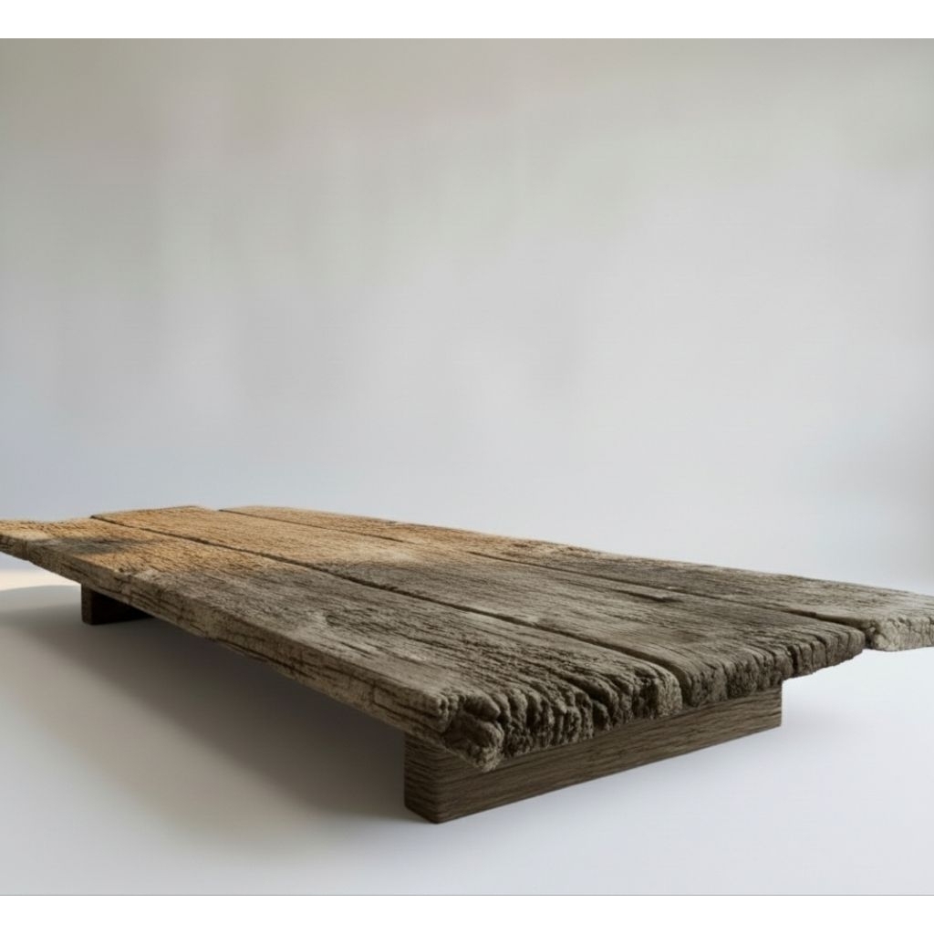 Retro style driftwood table100*200cm.