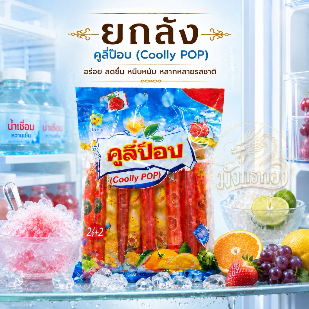 [ยกลัง]คูลี่ป็อป  1 ลัง มี 16 ห่อ ซื้อไปขายก็คุ้ม ซื้อไปแจกดี