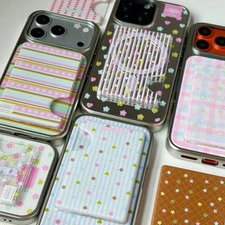 Magnetic Card Holder กล่องแปะหลังเคสแม่เหล็กที่ใส่บัตร บัตรรถไฟฟ้า - SM,PLS! (แถมวงแม่เหล็ก)
