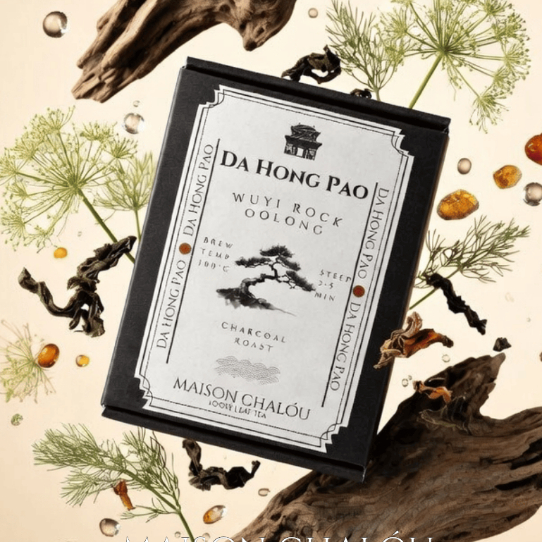 ชาต้าหงเผา Premium DaHongPao ชา อู่หลง Wuyi Rock Tea คั่วเข้ม 70g