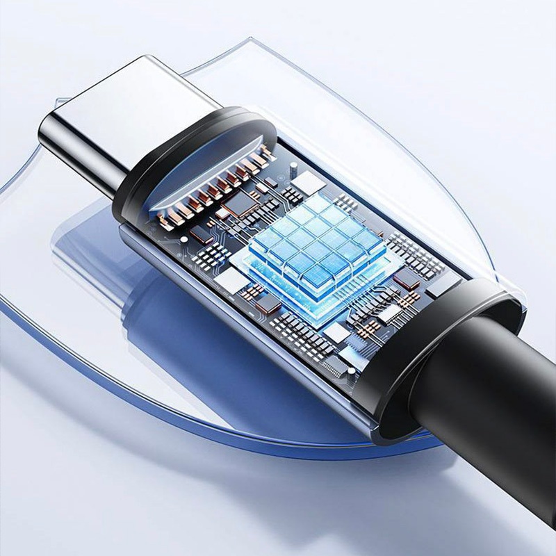 d-power สายชาร์จ Type-C to Type-C 60W รุ่น UB-88 ชิป Ai อัจฉริยะ สายถักไนลอน ทนทาน ยาว 2 เมตร