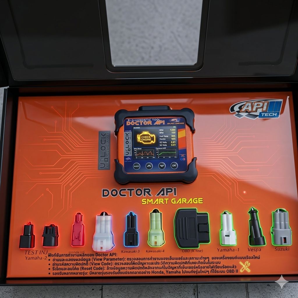 Doctor API Smart Garage ด็อกเตอร์ API(เอพีไอ) Doctor API SMG ✅ไม่ต้องเสียรายปี✅รับประกัน 1 ปี คู่มือ