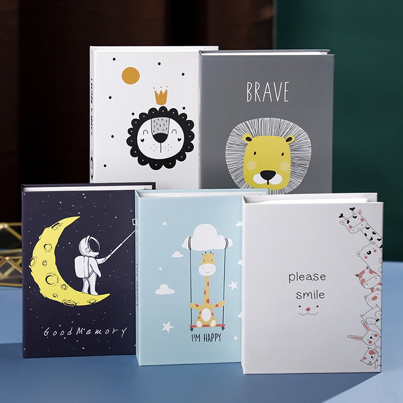อัลบั้มรูป Photo Album ขนาด4x6นิ้ว ลายการ์ตูนน่ารัก ใส่รูปภาพ การ์ด รูปโพลาลอยด์1OOรูป พร้อมส่งจากไทย
