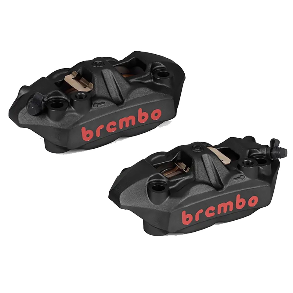 BREMBO RACING 108 MM M4 CALIPERS KIT - BLACK