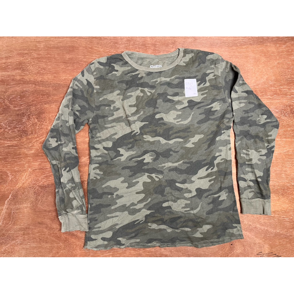 (ไซส์ M ) อก20  ยาว 26  เสื้อยืดทหารอเมริกาแท้ US Army Navy Air Force USMC ลายพราง สกรีนแนว ทหาร #M7