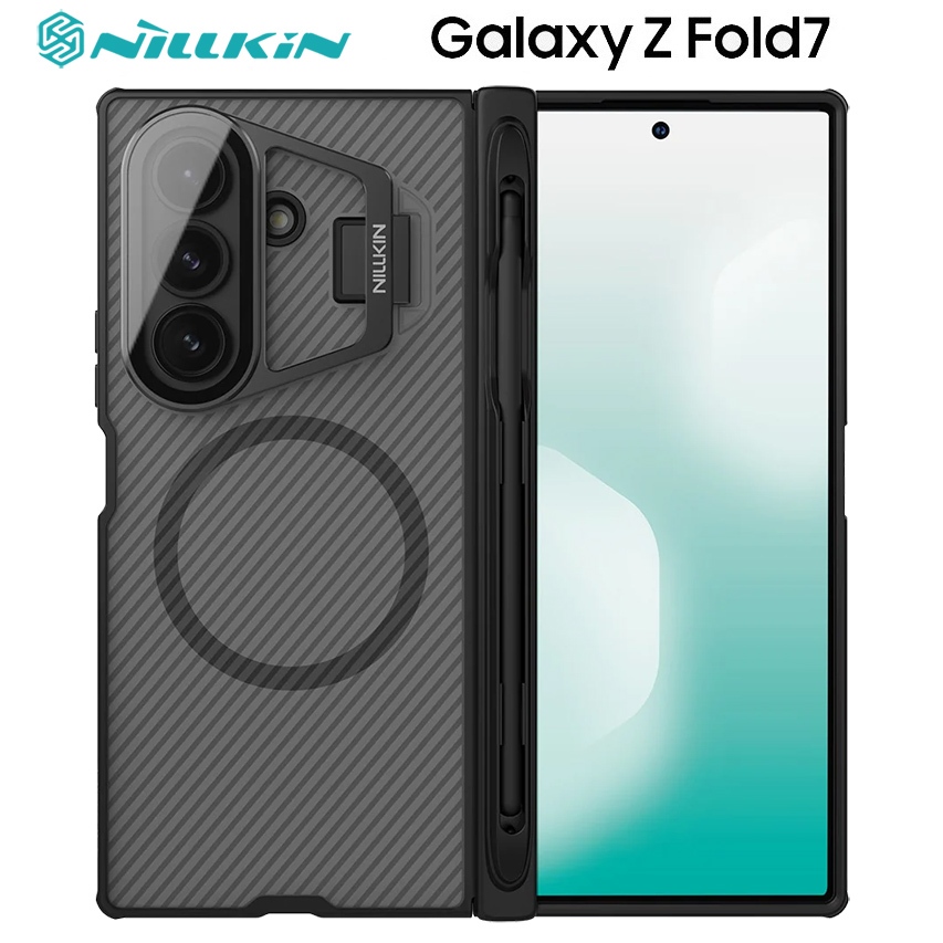 🇹🇭ส่งในไทย NILLKIN Camshield เคส Samsung Z Fold 7 / Fold7  เคสมีปากกา พร้อมปากกา เคสแม่เหล็ก Magneti