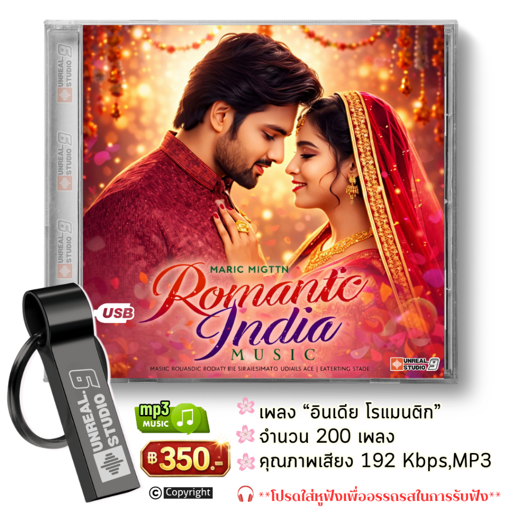 USB- เพลงสไตล์อินเดีย..โรแมนติก Romantic India Music(#34)