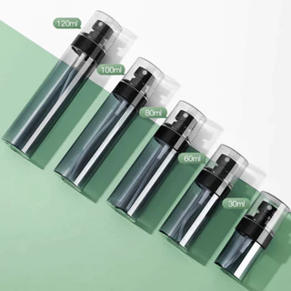 ขวดสเปรย์พกพา PETG ขวดสเปรย์เปล่า ขวดแบ่งน้ำหอม 60/80/100/120ml เติมแอลกอฮอล์ได้
