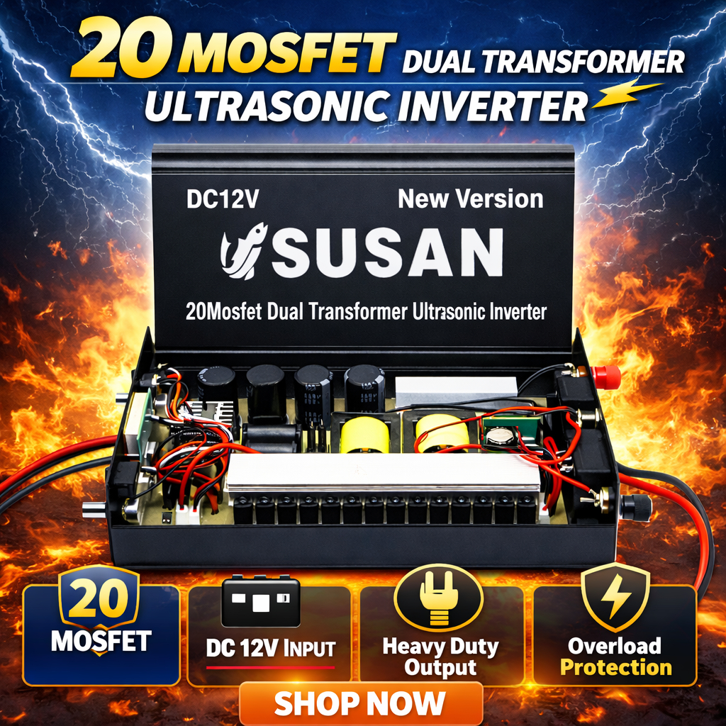 Susan 20 มอสเฟต หม้อแปลงคู่ พร้อมส่งจากไทย หม้อช็อตปลา หม้อน๊อคปลาแท้ ลอบดักปลา เครื่องตกปลา เครื่องมือจับปลา