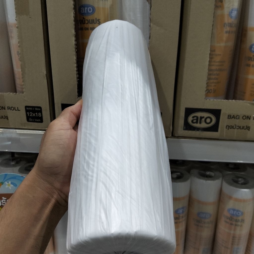 ถุงม้วนปรุ HDPE 12×18 นิ้ว 500ใบ ราคา ถูกที่สุด ดีลบีเคเค แกลเลอรีภาพที่ 8
