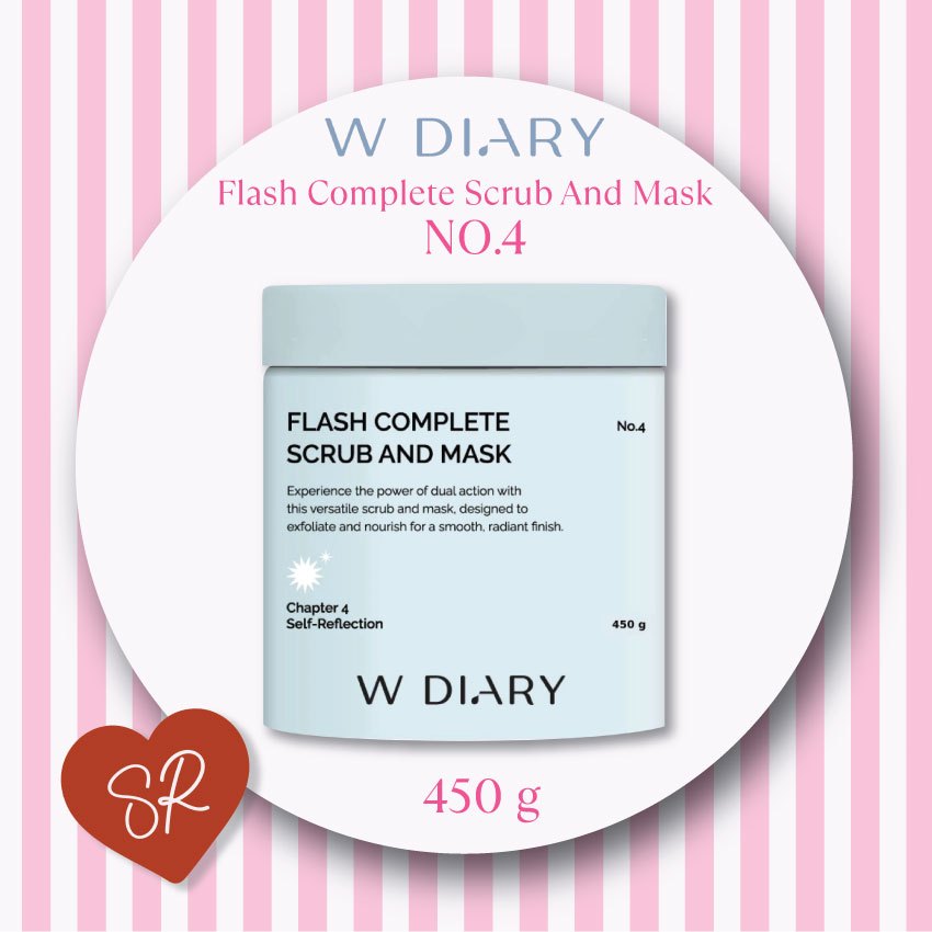 W Diary No.4 Flash Complete Scrub And Mask สครับและมาสก์ผิวกาย สำหรับทุกสภาพผิว