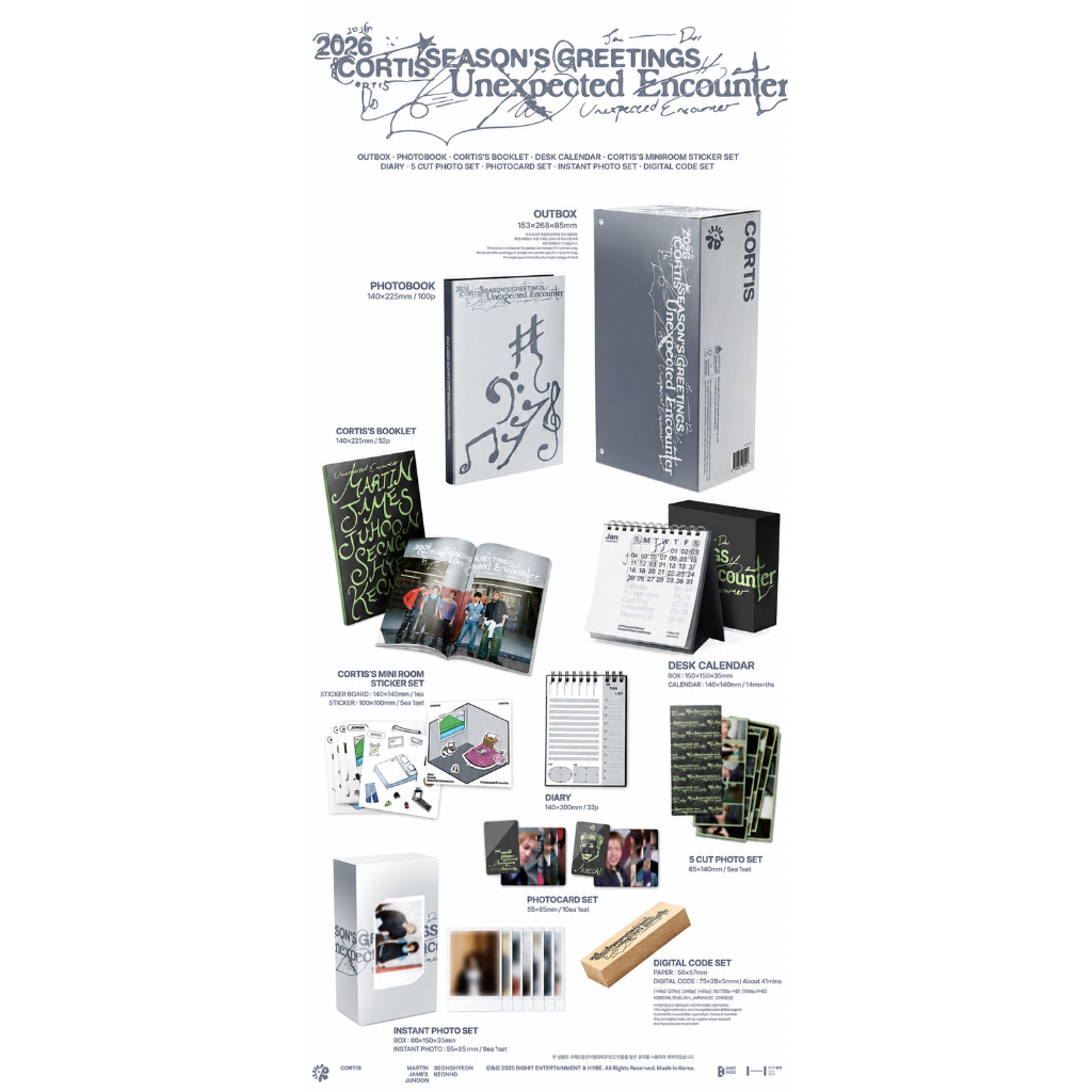 [ของแท้ - พร้อมส่ง] SEASON GREETTING CORTIS 2026