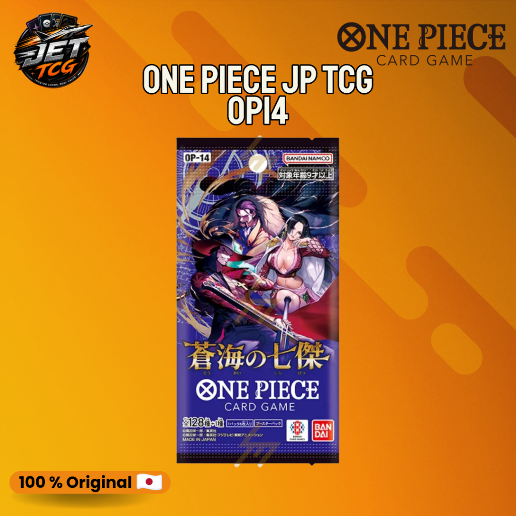 [พร้อมส่ง ][ของแท้100%] One Piece OP-14 Booster Pack JP | The Seven Warlords of the Sea | OPCG BANDAI
