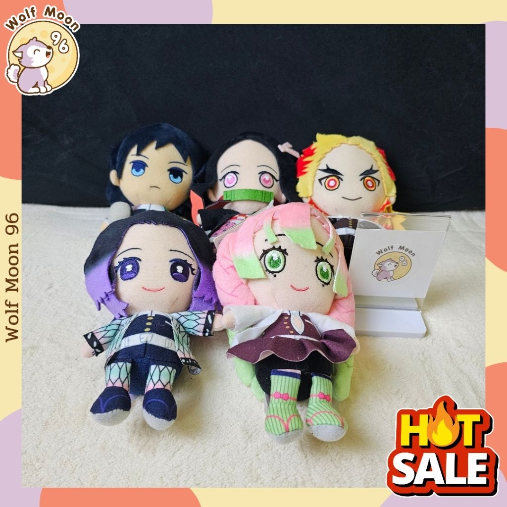 (มือ2/ของแท้จากญี่ปุ่น)🇯🇵ตุ๊กตาดาบพิฆาตอสูร Kimetsu no yaiba ขนาดประมาณ 18 cm แท้💯