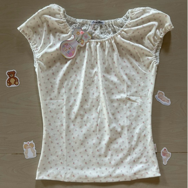 Pokee Peeko - Mary Blouse Bouq & Lace สินค้าใหม่ป้ายห้อย (Size : M)