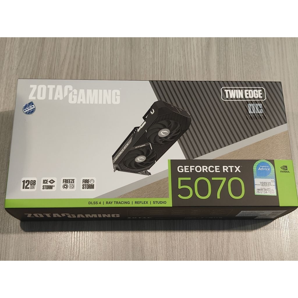 Rtx 5070 Zotac Twin Edge OC 12GB (ประกัน 4ปี)