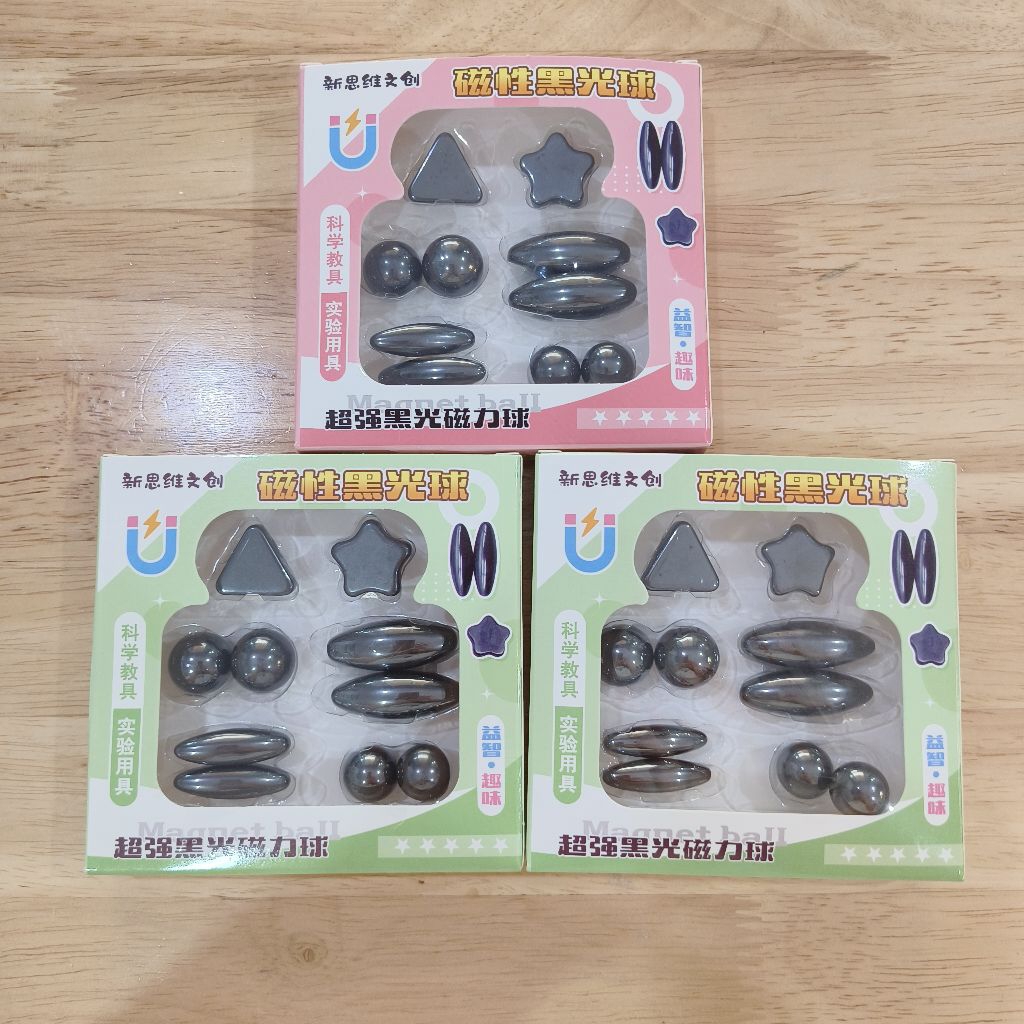 🏅Kids learning🏅แม่เหล็ก 10 ชิ้น เหล็กดูด ของเล่นแม่เหล็ก 1 กล่องมีแม่เหล็ก 10 ชิ้น