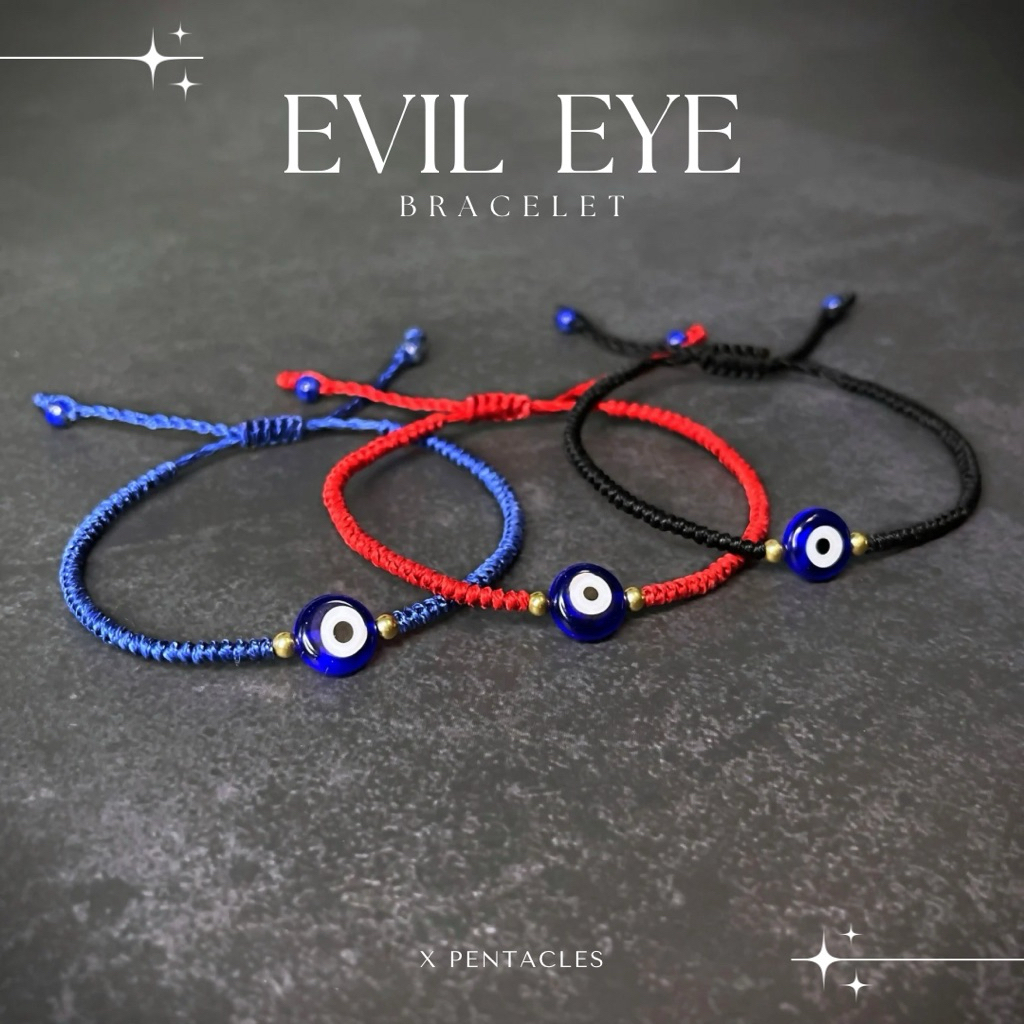 🧿กำไลเชือก Evil Eye (Classic) - ป้องกันพลังลบ สิ่งไม่ดี ความอิจฉา นำโชคมาให้