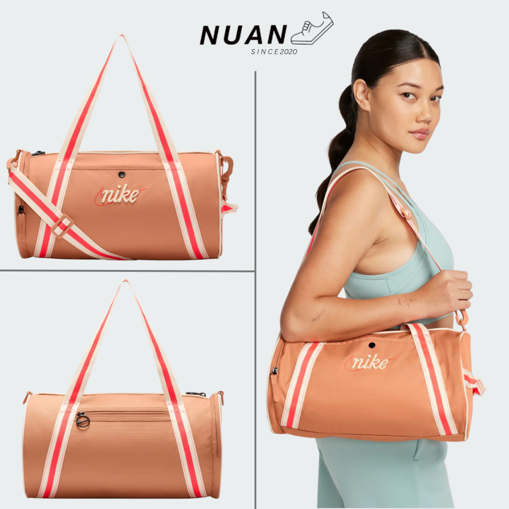 กระเป๋า Nike  ของแท้ ป้ายไทย DR6261-225 NK HERITAGE DUFFLE กระเป๋าถือสะพาย
