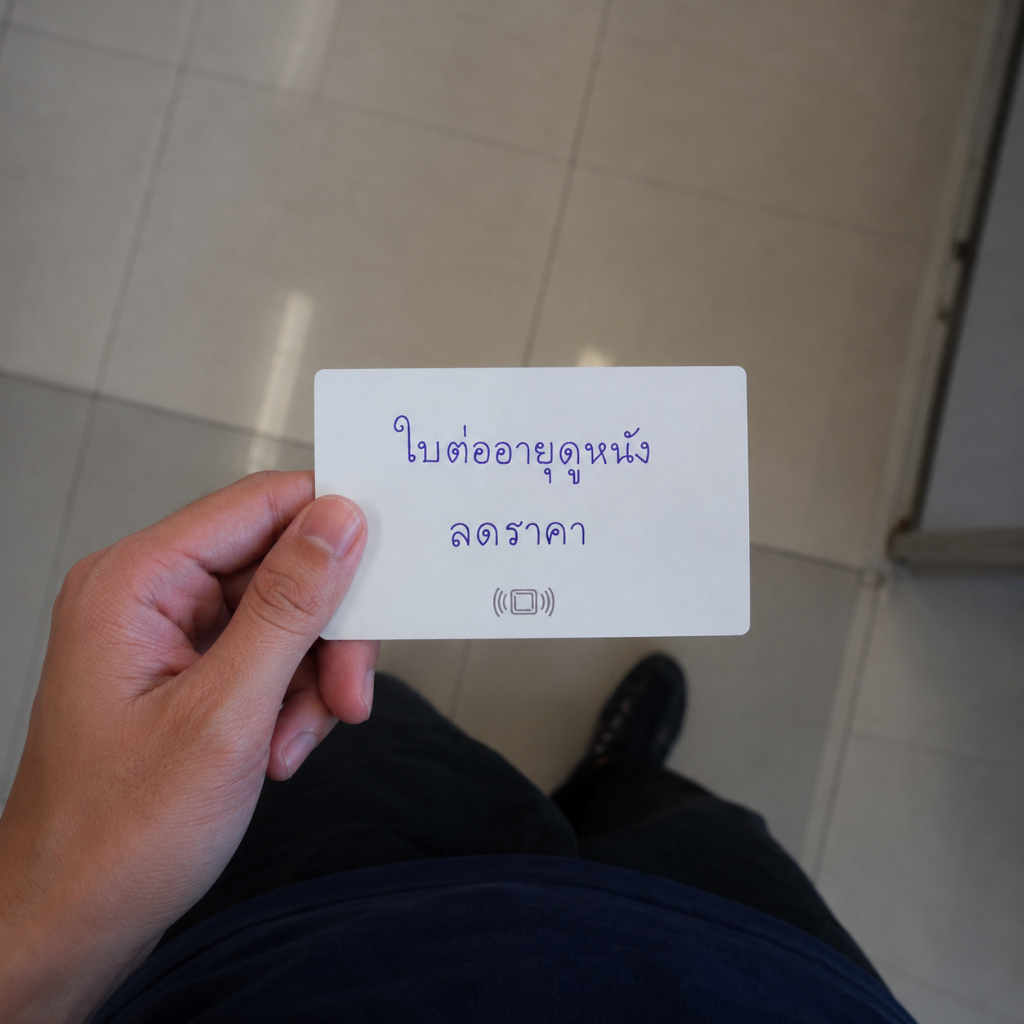 บัตรต่ออายุร้าน DOODEE4K ลดราคา