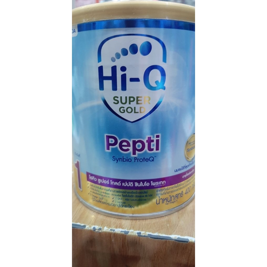 Exp 21/8/26 400g hi-q pepti supergold super gold synbio proteq ไฮคิว เปบติ เปปติ 400กรัม 400 g กรัม