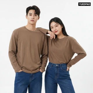 Yuedpao Ultrasoft Non-Iron (Long Sleeve) - Set Lava เสื้อยืดแขนยาว สีพื้น ใส่สบาย ไม่ย้วย ไม่หด ยับยาก ไม่ต้องรีด