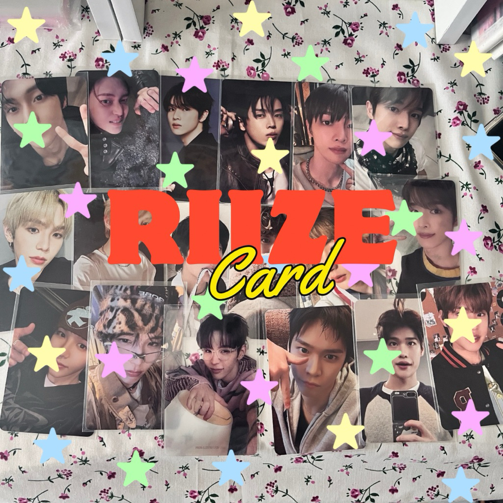 การ์ดriize(น้องข้าว🗯️) crad riize | มีจำนวนจำกัด