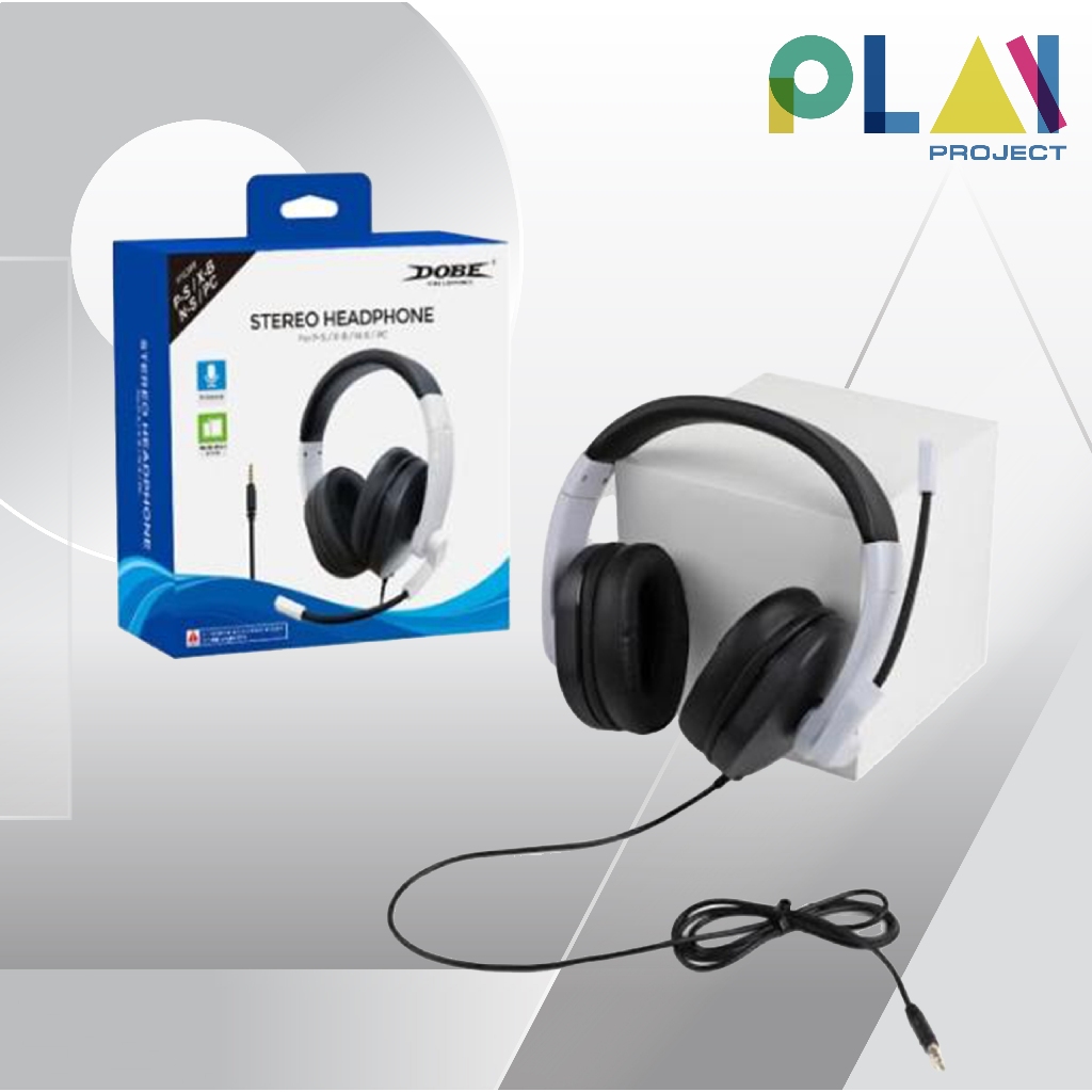 [Pre-Order] [15/6/26] DOBE หูฟัง Stereo Headphone Wired Headset สำหรับ PS5/PS4/Switch/PC