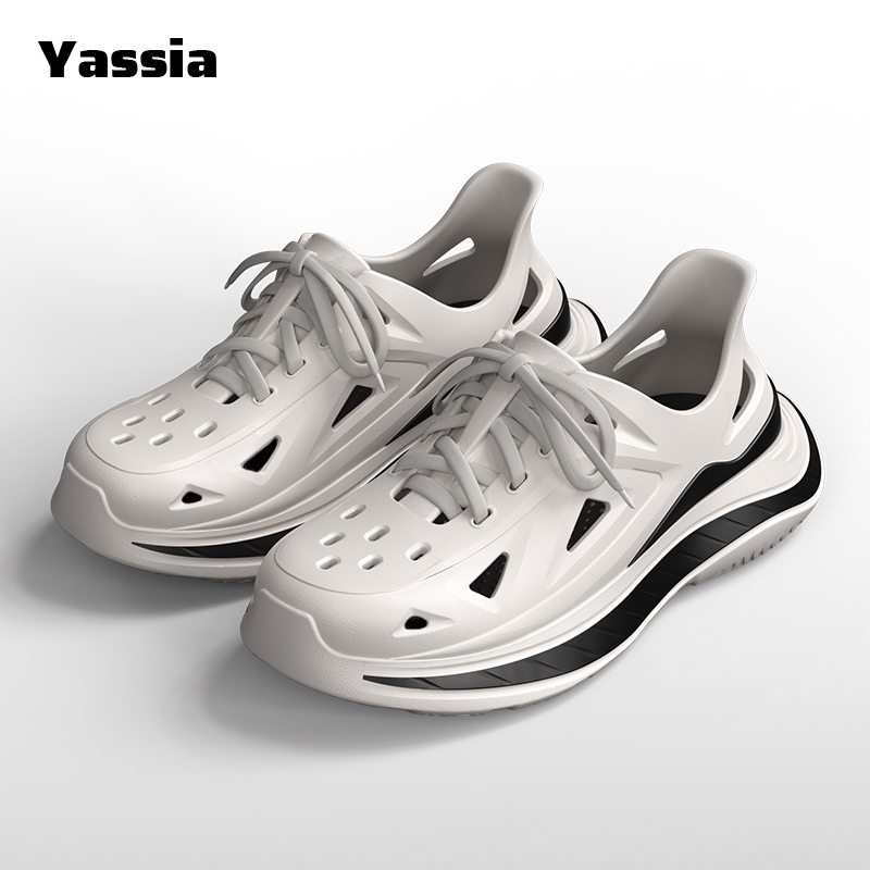รองเท้าแตะรัดส้นผู้ชาย พื้นสูง ระบายอากาศ YASSIA Fengxing