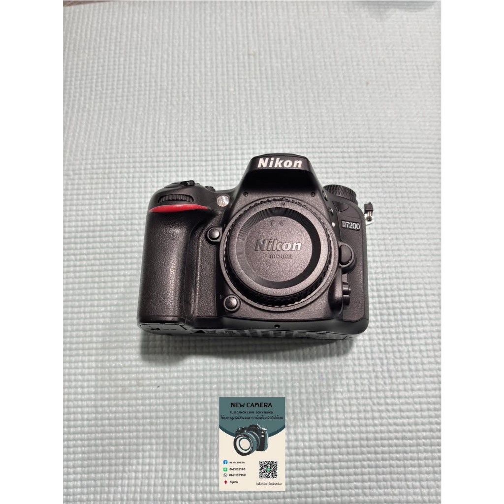 nikon body d7200 มีอุปกรณ์ มีรอยการใช้งาน