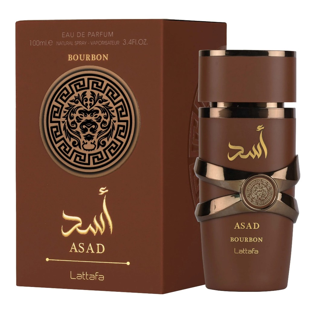 น้ำหอม Asad Bourbon - Lattafa น้ำหอมผู้ชาย EDP 100 ml. น้ำหอมอาหรับ น้ำหอมดูไบ