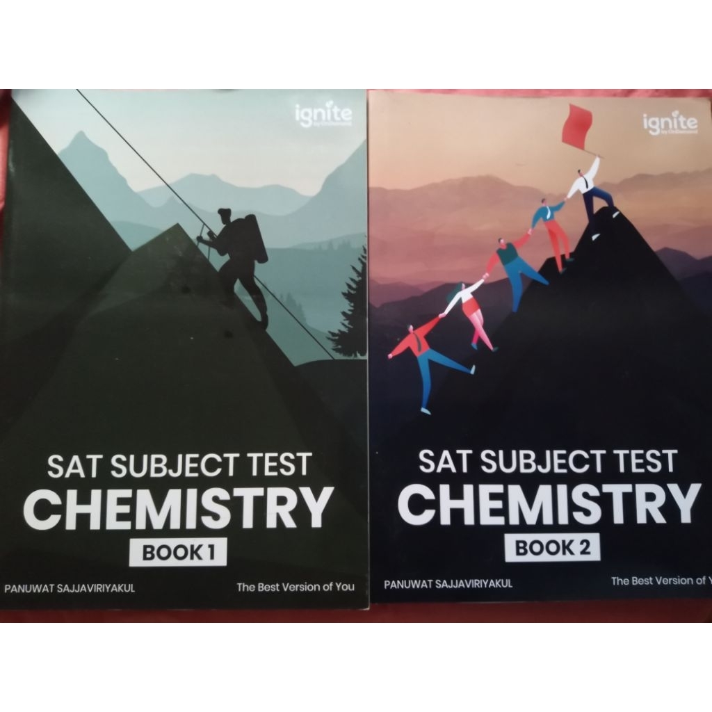 Sat​ subject​ test​ Chemistry​ book1, book2  ignite​ by​ Ondemand​1ชุดมี2เล่ม​(หนังสือ​ใหม่​)​