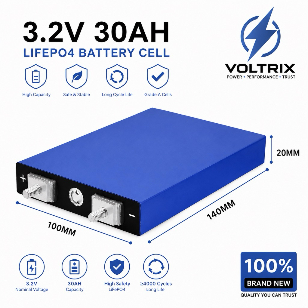 LiFePO4 Battery Cell 3.2V 30AH