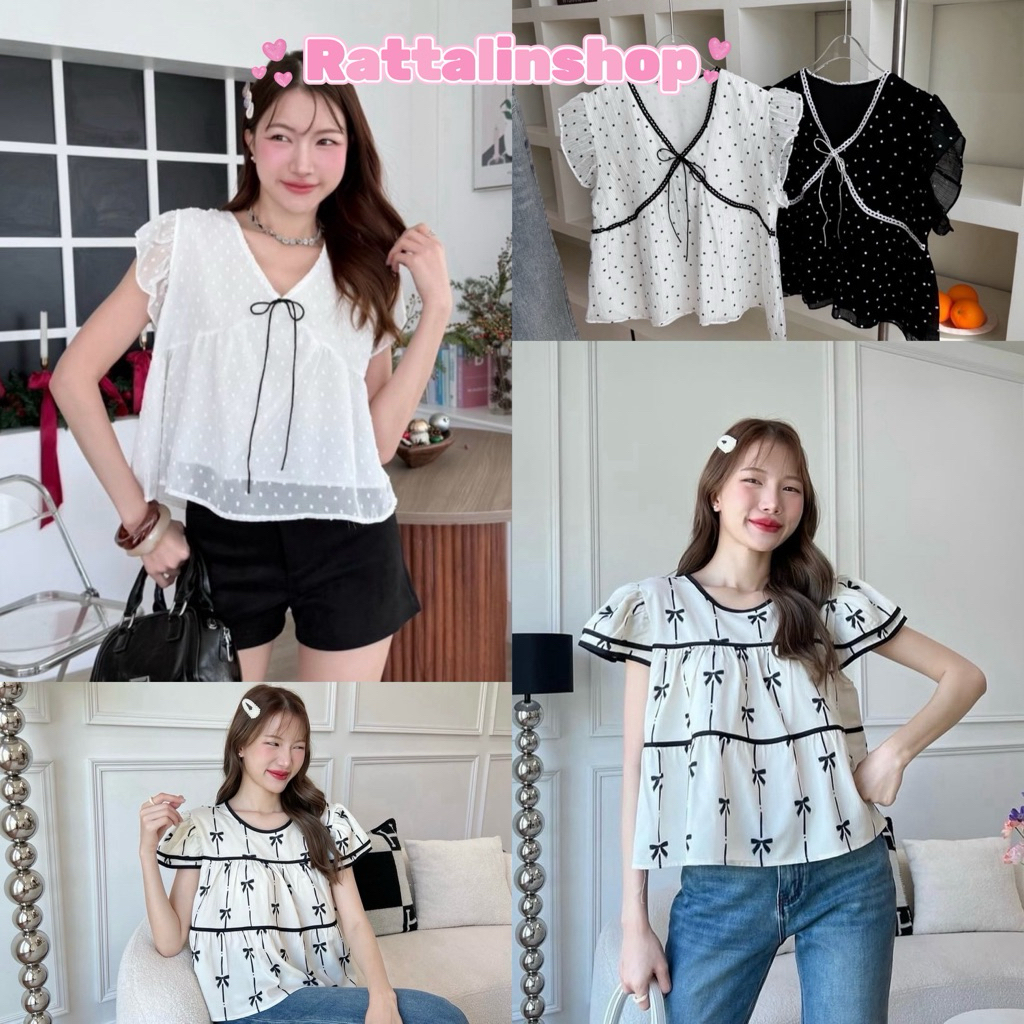 เสื้อชายระบาย น่ารักๆ❤️🌹ป้ายkhun