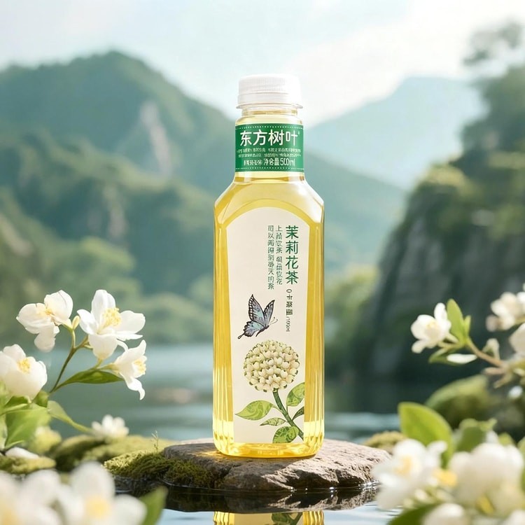 น้ำชาเขียวมะลิ 500mL 15ขวด/ลัง ชาจีนพร้อมดื่ม Jasmine Green Tea ไม่มีน้ำตาล 东方树叶 茉莉花茶 นำเข้าจากจีน