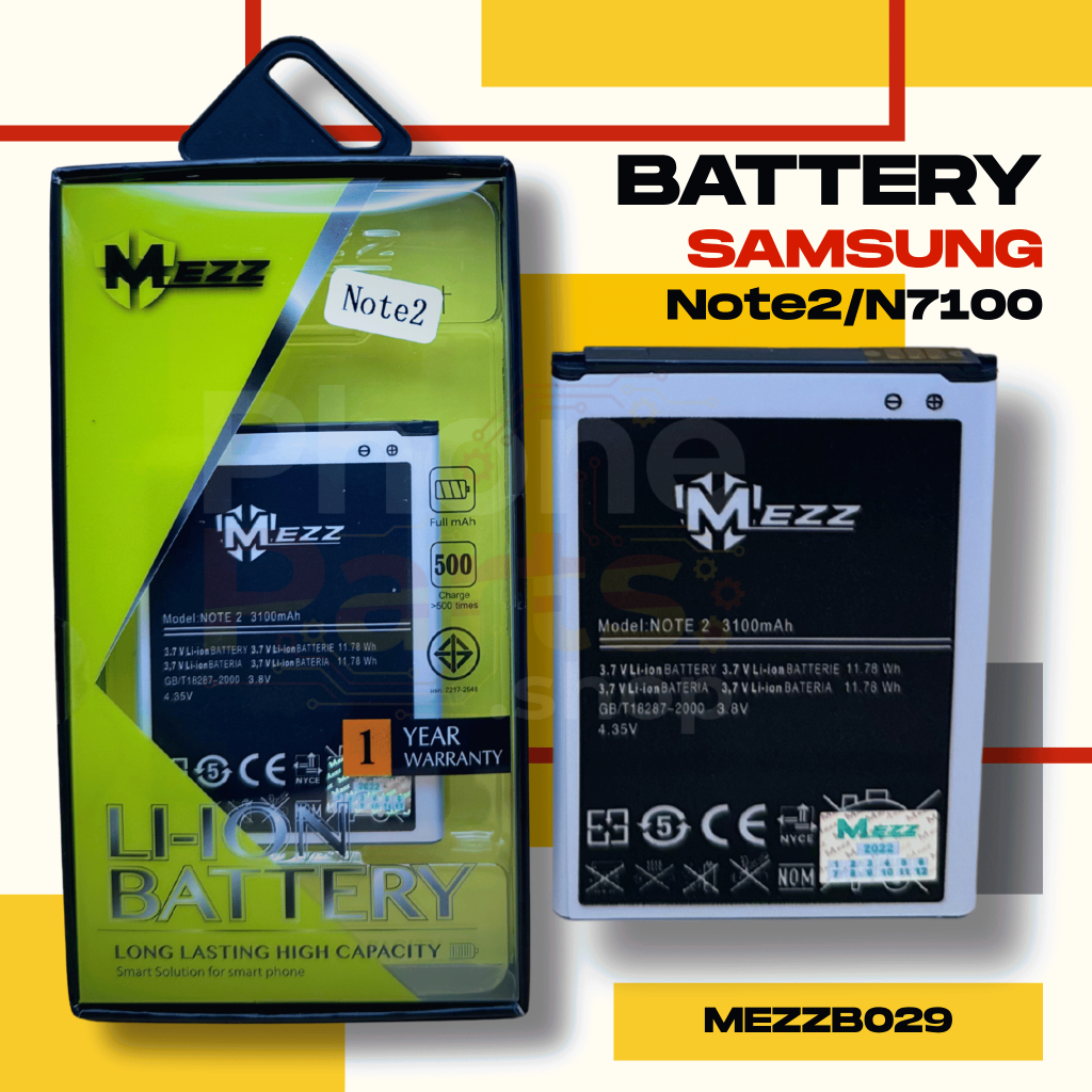 แบตเตอรี่ Battery Samsung Note2/N7100