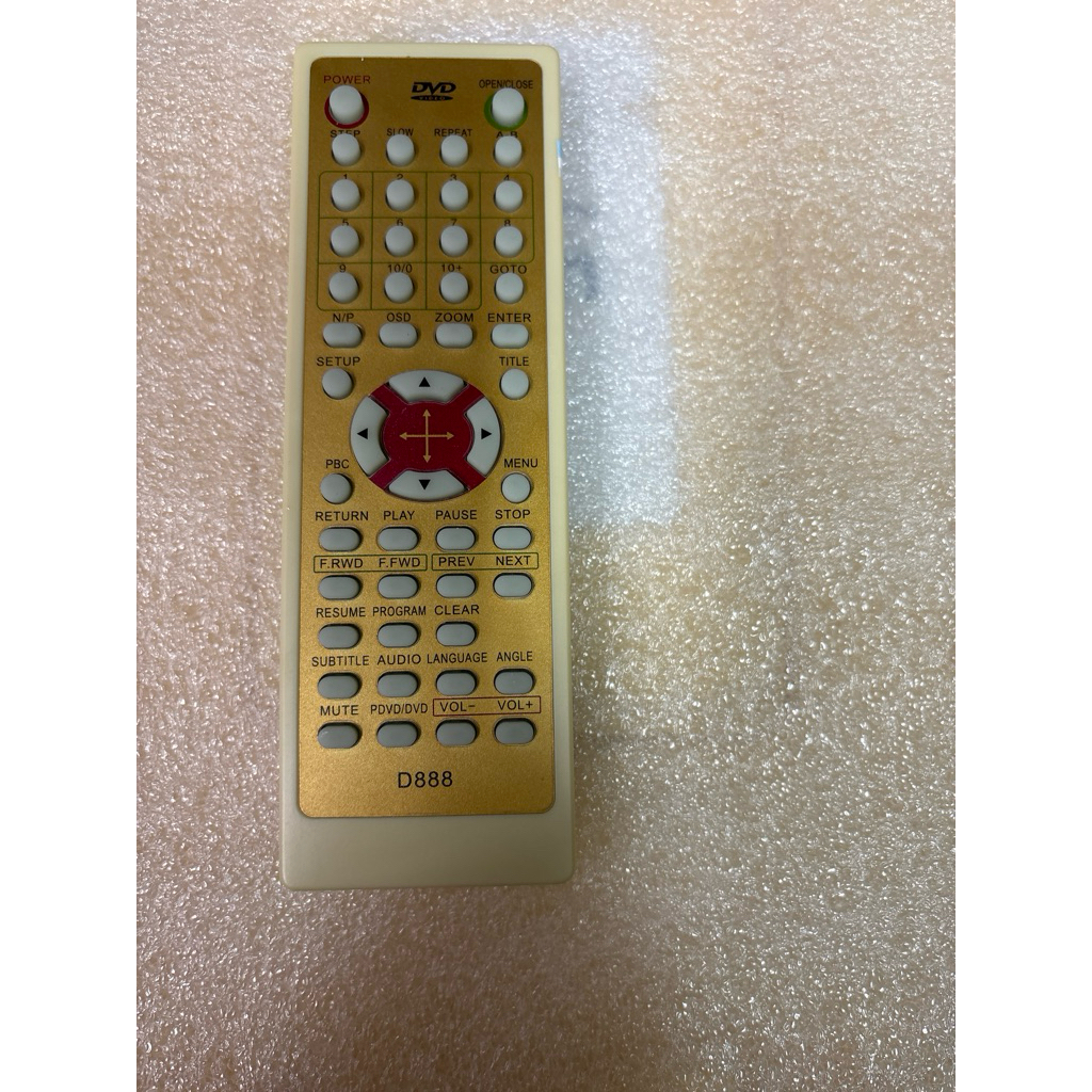 Remote-DVD-AJ-รุ่นD888สินค้านำเข้าจากจีน