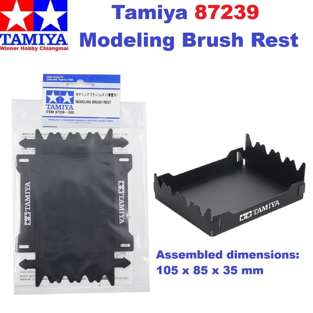Tamiya 87239 Modeling Brush Rest ที่วางพู่กันโมเดล สำหรับงานพ่นสีและเพนท์โมเดล Plastic Model Painting Tool Made in Japan
