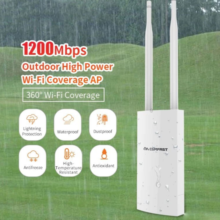 1200Mbps Access Point 2.4G+5GHz WIFI Repeater Bridge Access Point