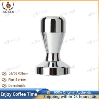 Stainless Steel Coffee Tamper แบน แทมเปอร์กดกาแฟ ที่กดกาแฟ ที่อัดกาแฟ กดกาแฟ อุปกรณ์สำหรับบาริสต้า