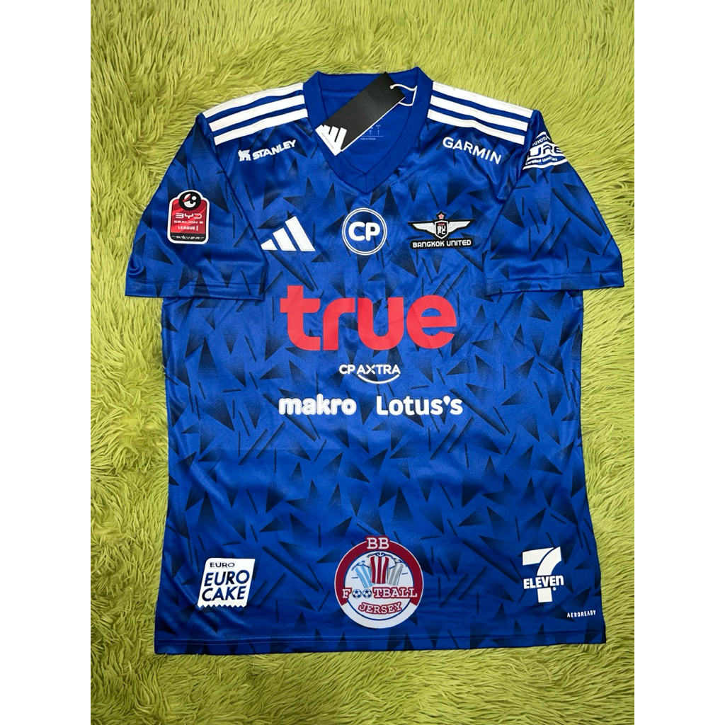 เสื้อแข่งชุดที่ 3 ทรู แบงค็อก ยูไนเต็ด 2025/26 ฟูลออปชั่น สปอนเซอร์ครบ
