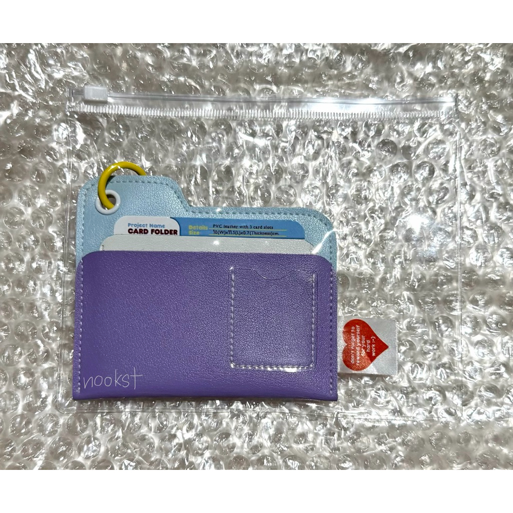 กระเป๋าใส่บัตร card folder - wgg craft studio