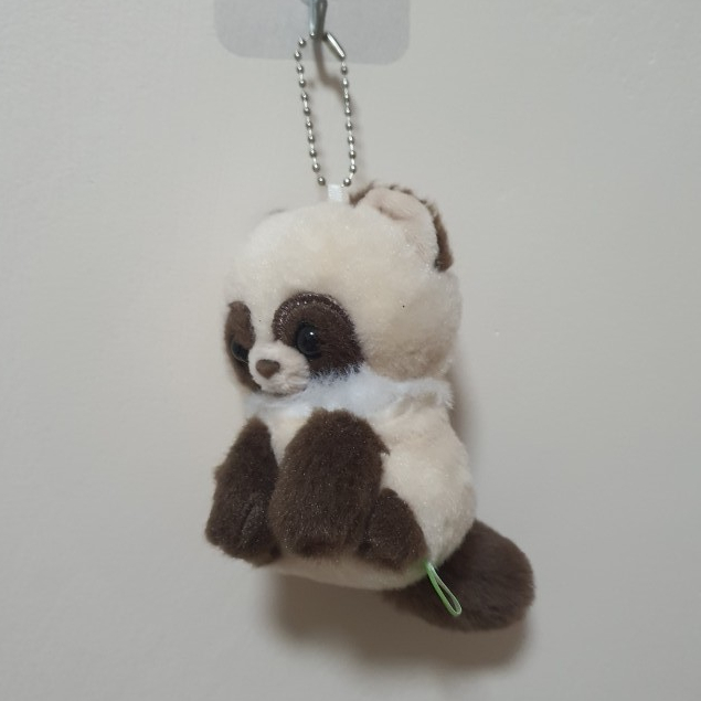 [พร้อมส่ง] Amuse // Amufun //  🦝 พวงกุญแจตุ๊กตาทานูกิ (Tanuki) สีครีม-น้ำตาล 🦝 // ขนาด 10 cm.