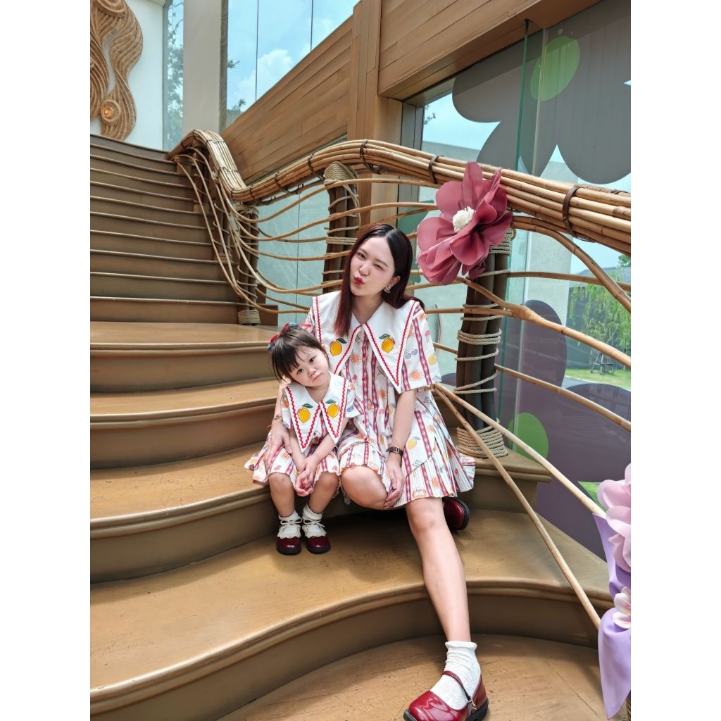 Longdopaws : Ava set [เฉพาะชุดผู้ใหญ่] ชุดเซ็ทเสื้อ+กระโปรงอัดพลีท ซับในกางเกงอัดพลีท