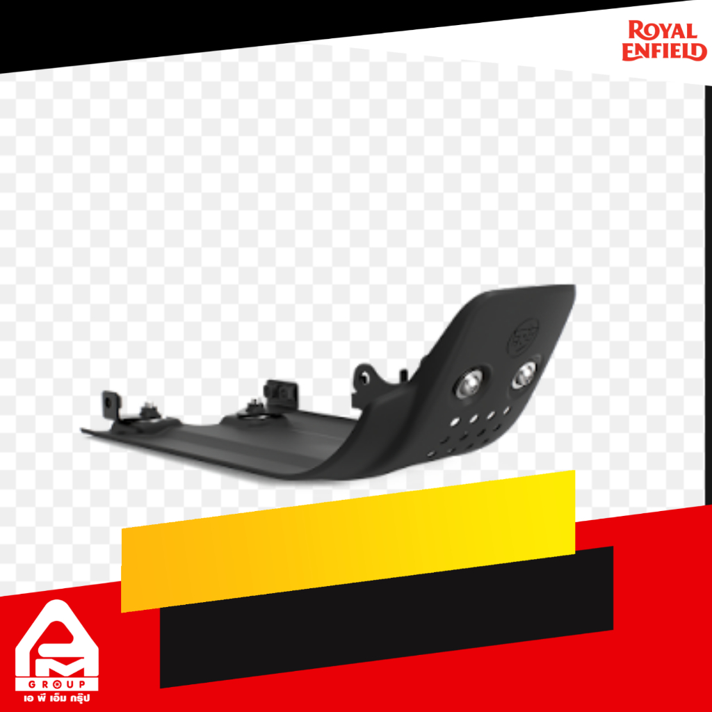แผ่นป้องกันเครื่องยนต์ แบบอลูมิเนียม แท้ Royal Enfield รุ่น Interceptor 650 /  Bear 650 / GT 650 การ์ดใต้เครื่อง