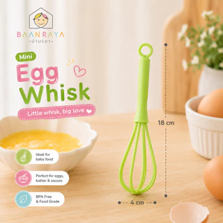 🥄ไม้พายซิลิโคน ปลายงอ ปาดซอส Food Grade ขนาดเล็ก ไม้พายทำขนม ผสมอาหาร ซอส mini Spatula ทนความร้อน Baan Raya