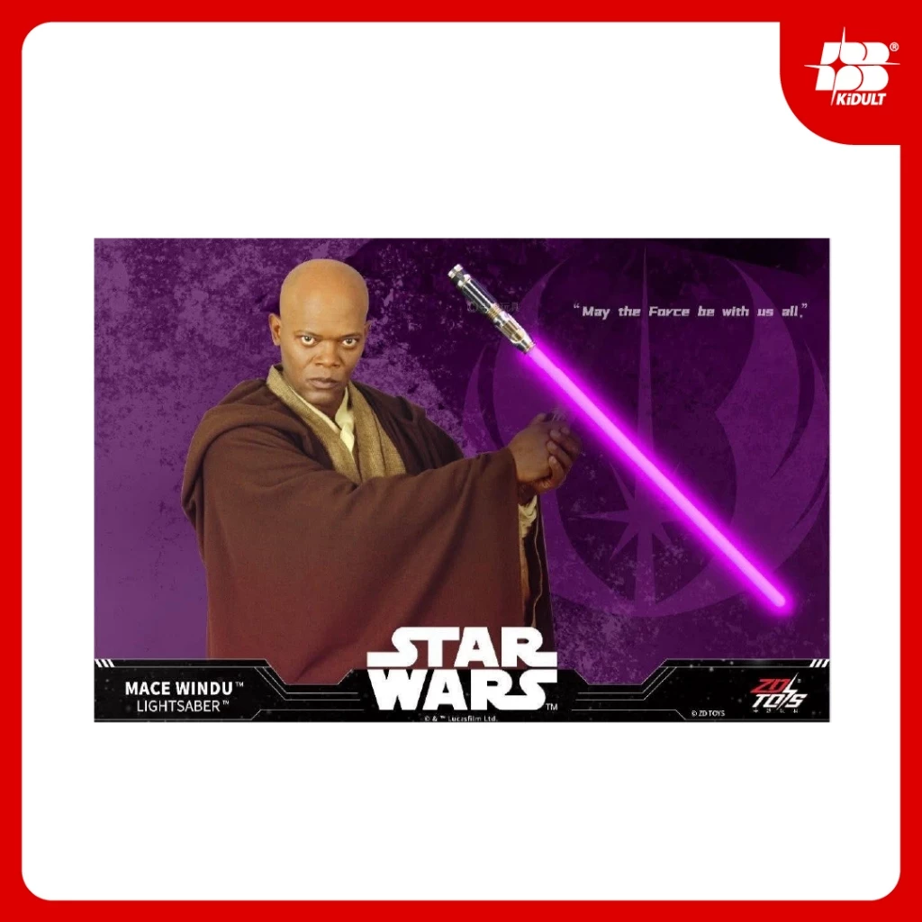 Star Wars Light Sabers--Mace Windu (ZD TOYS) สตาร์ วอร์ส ไลท์ เซเบอร์ส - เมซ วินดู (แซดดี ทอยส์)1961-05