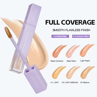 ซื้อ 1 แถม 1🔥Retouch Brightening Concealer&Peach Corrector คอนซีลเลอร์,คอเรคเตอร์สีพีช ปกปิดใต้ตาคล้ำ ต้ตาไบรท์ ติดทนนาน